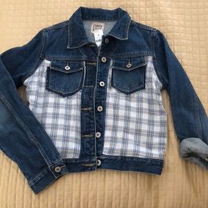 Vintage denim jacket/ flannel first of a kind!